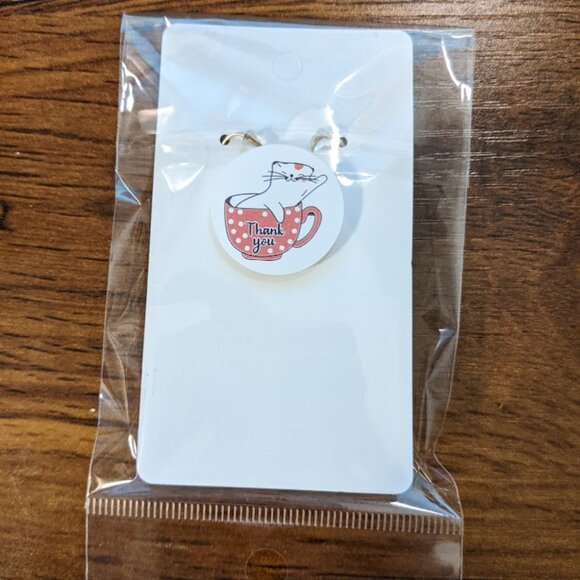 Copper Swirl Glass Earrings - Picture 5 of 7